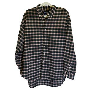 Ralph Lauren men’s plaid button down flannel The Big Shirt size L